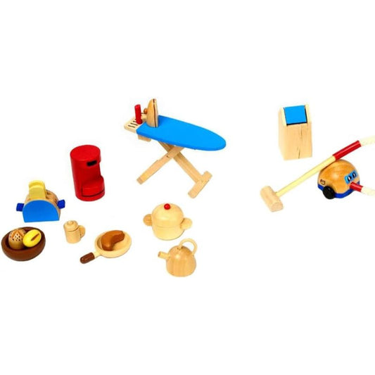 Goki Doll House Cleaning Accessories