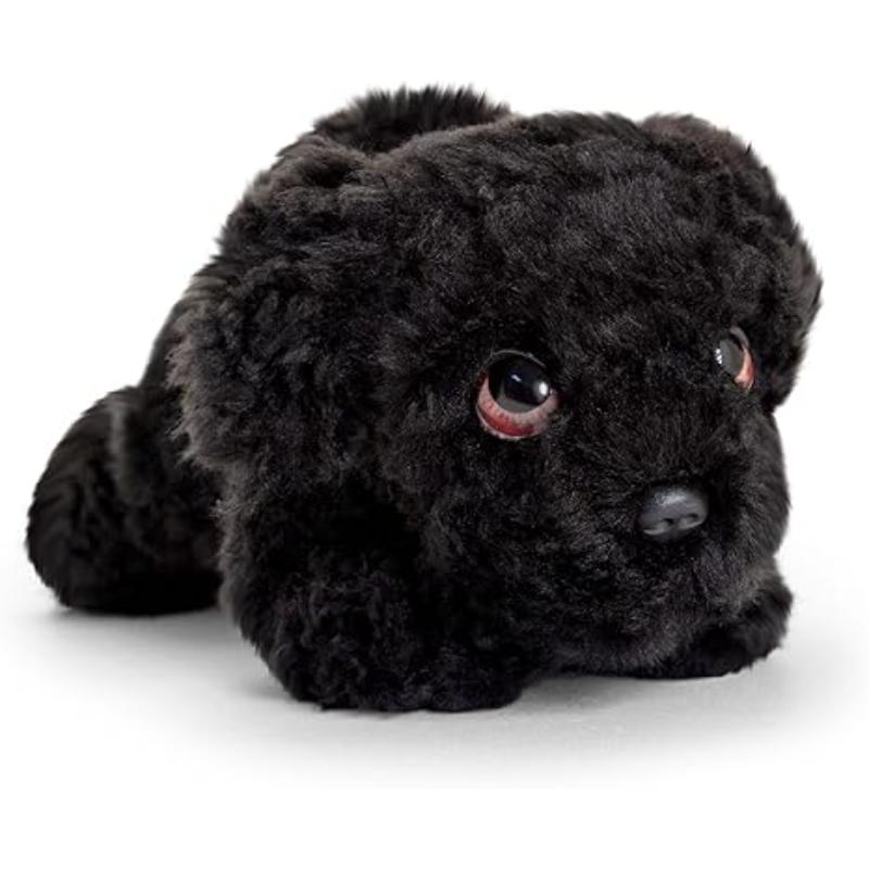Keel Toys 25cm BLACK COCKAPOO signature cuddle puppy