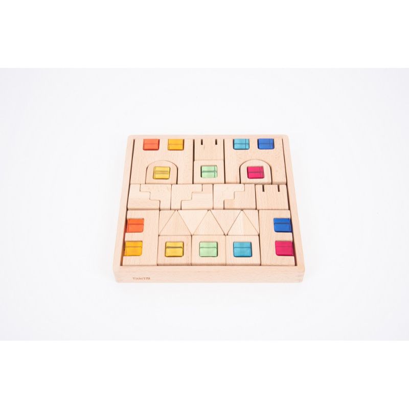 Wooden Building Gem Blocks