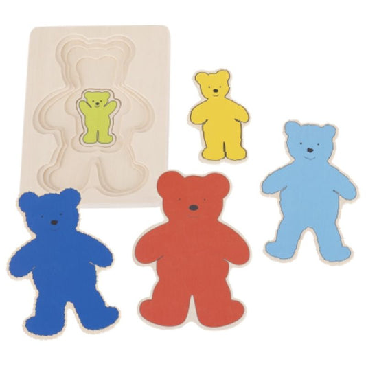Goki Bear Family Layered Puzzle 57884