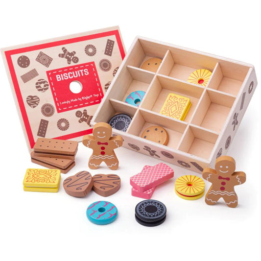 Wooden Biscuit Box