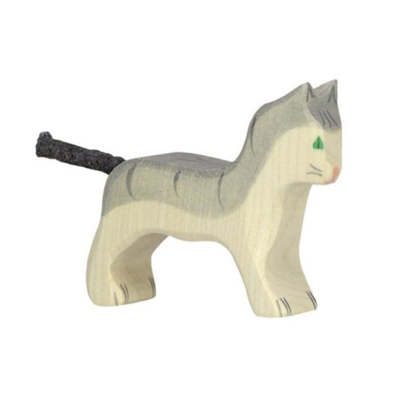 Holztiger Small Grey Cat 80056