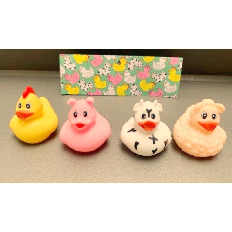 Farm Animal Rubber Bath Duck 5cm