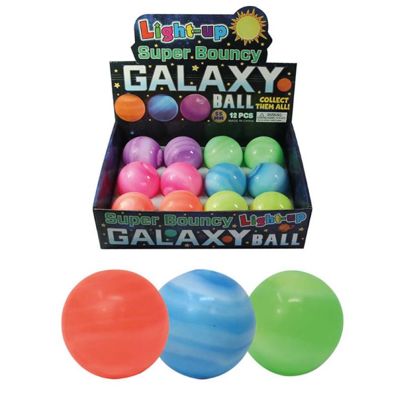 Light Up Galaxy Ball 5.5cm