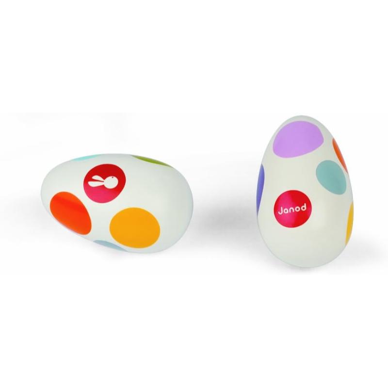 Janod Confetti Musical Egg Shaker