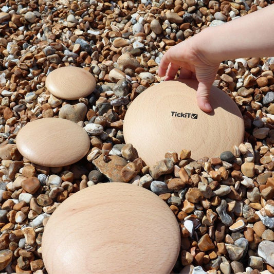 TickiT Natural Wooden Buttons