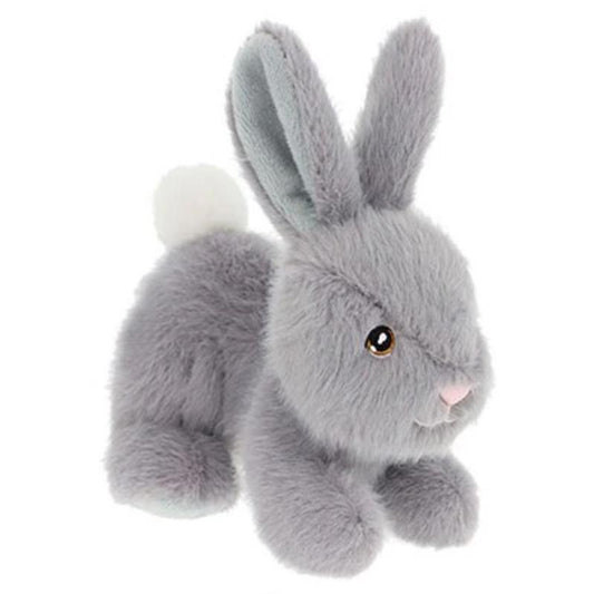Keeleco Grey Bunny 14cm Plush Toy