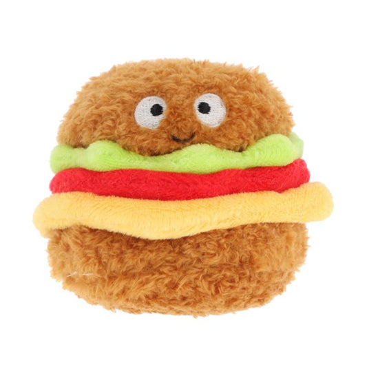 Burger Snackies Food Fluffy Plushie 12cm