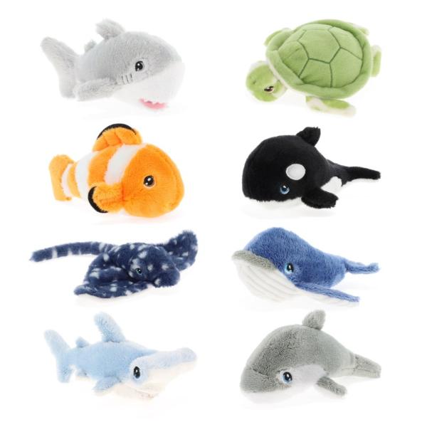 Sea Life 12cm Keeleco Plushie Toy